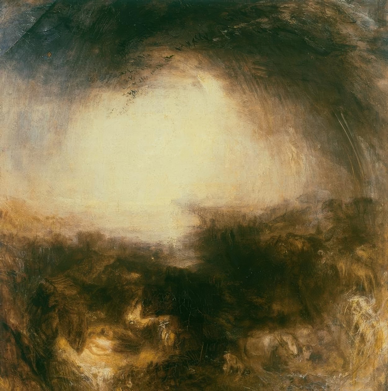 Sombra e escuridão - A noite após o dilúvio de Joseph Mallord William Turner