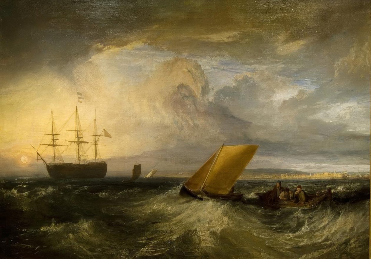 Sheerness visto do Nore de Joseph Mallord William Turner