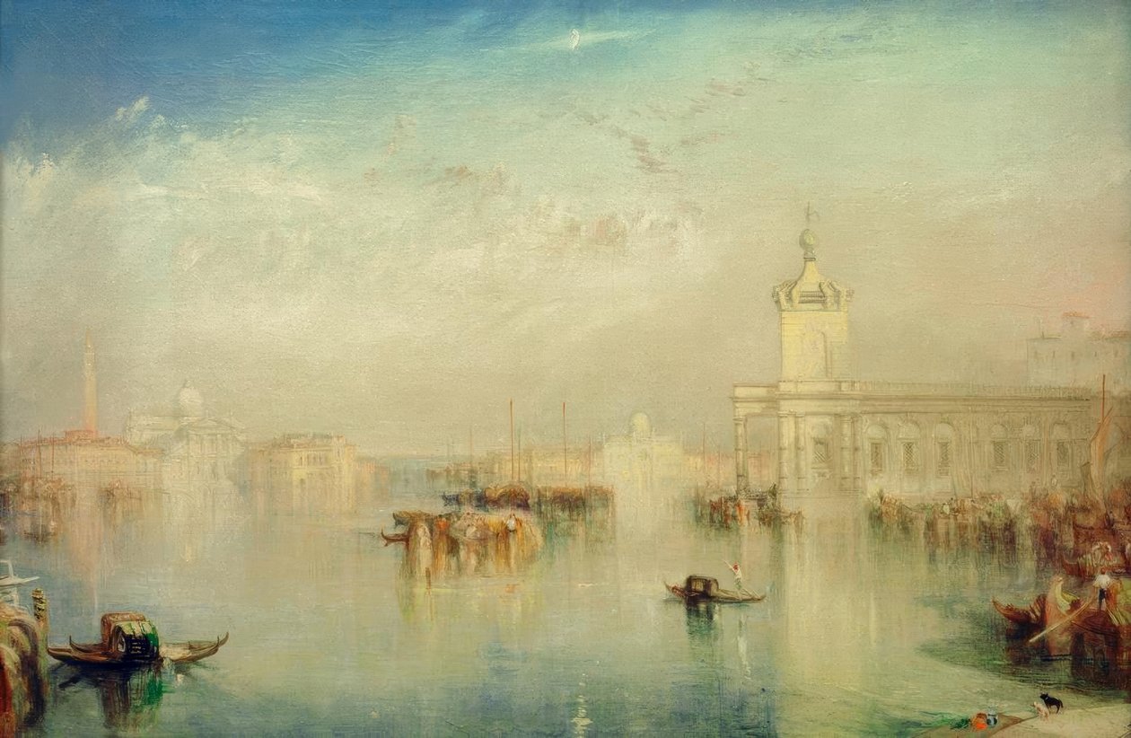 O Dogana, San Giorgio, Citella, da Escadaria do Eur de Joseph Mallord William Turner