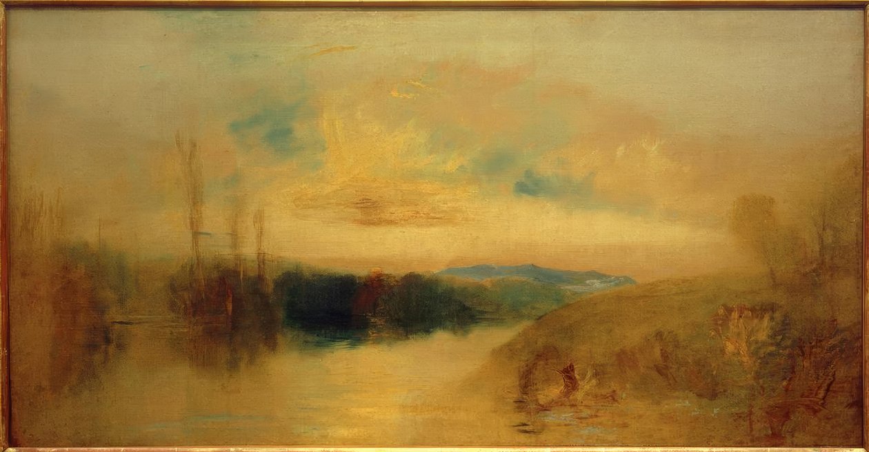O Lago, Petworth, Nascer Do Sol de Joseph Mallord William Turner