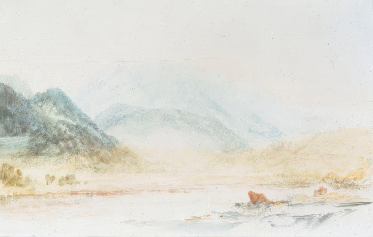O Wetterhorn perto de Rosenlaui de Joseph Mallord William Turner