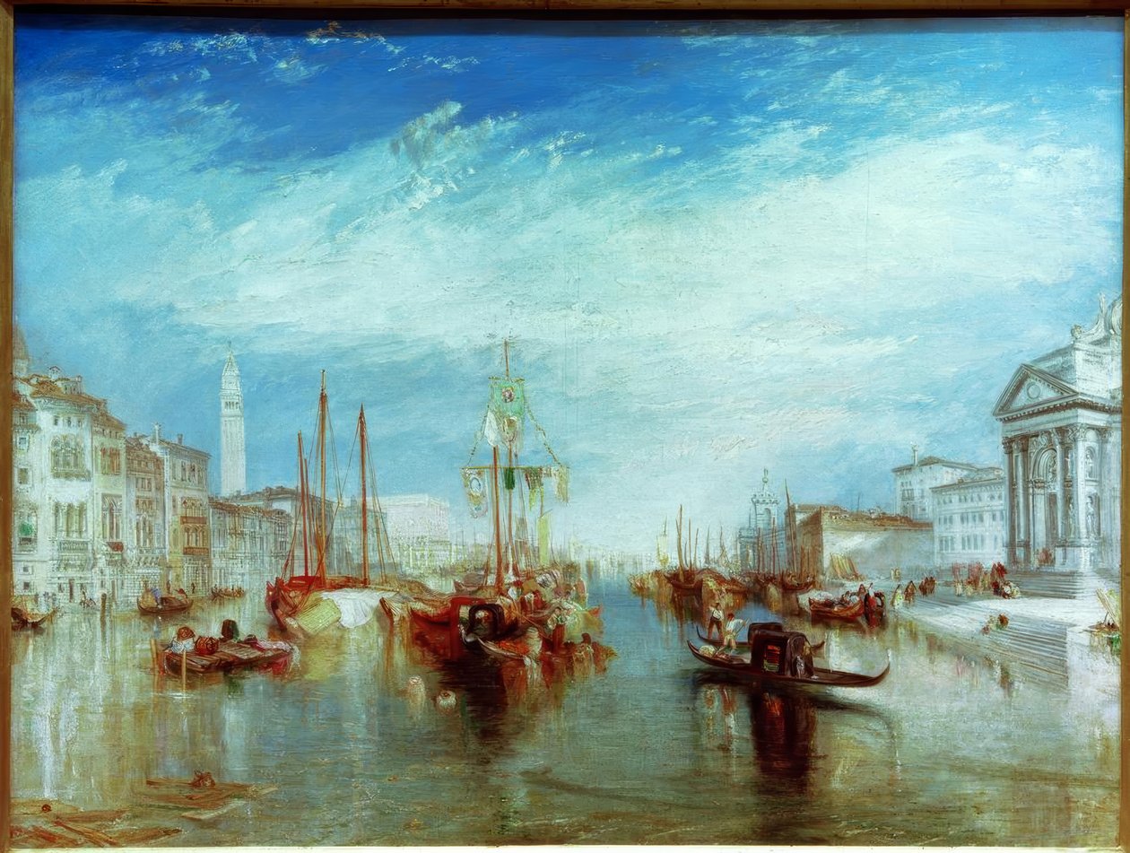 Veneza, da varanda de Madonna della Salute de Joseph Mallord William Turner