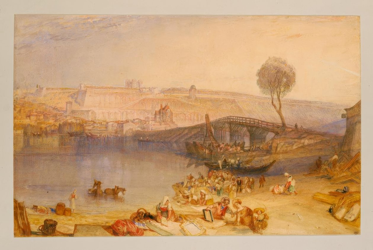 Vista do castelo de St. Germain-en-Laye de Joseph Mallord William Turner