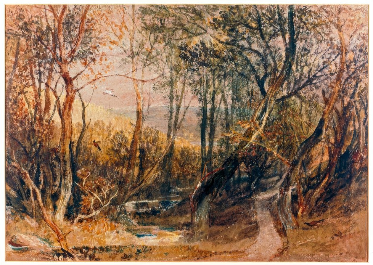 Cena da floresta de Joseph Mallord William Turner
