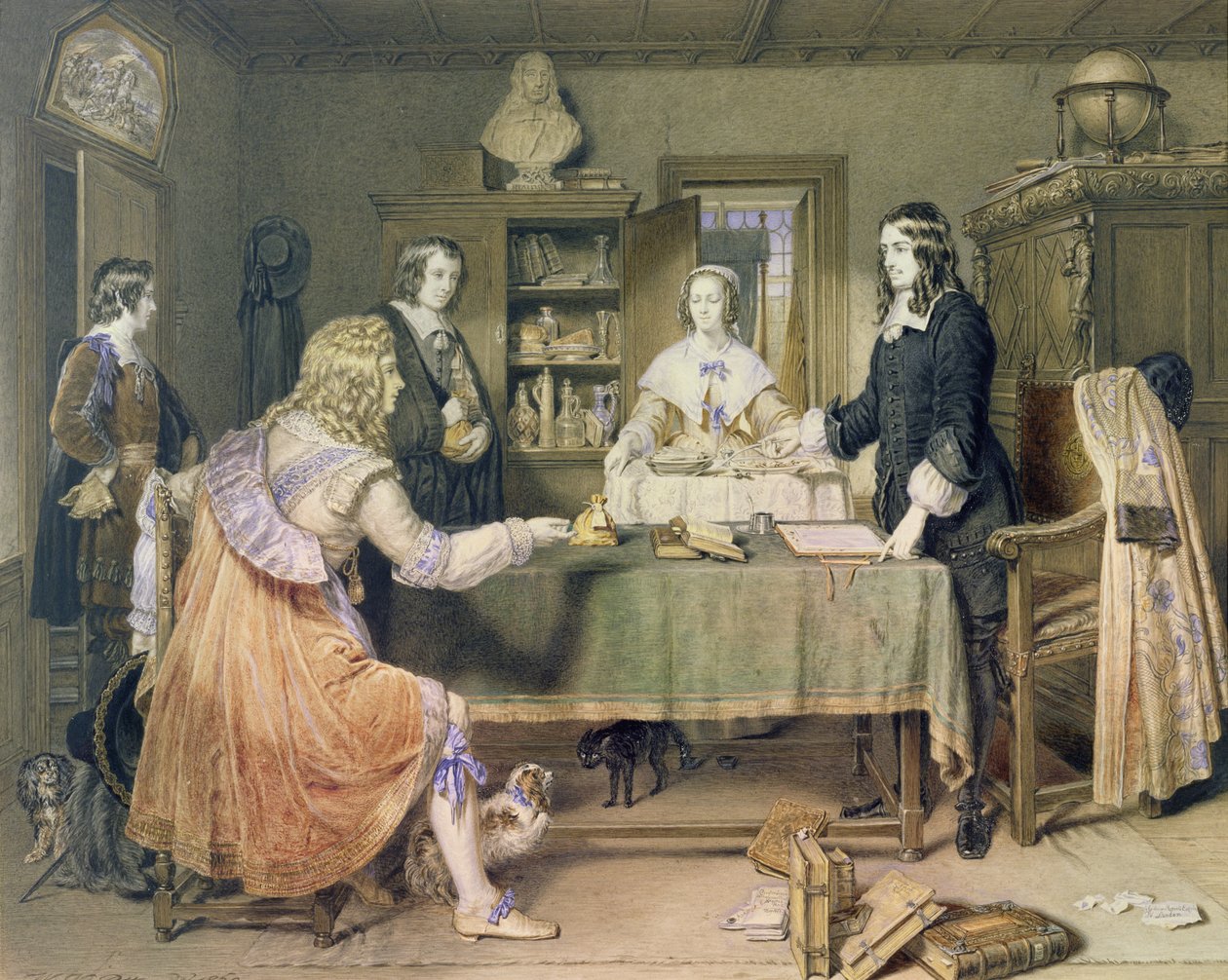 A tentação de Andrew Marvell, 1860 de William Vandyke Patten