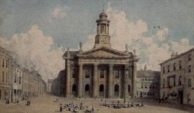 Sessões House and Market, Lancaster de William Westall