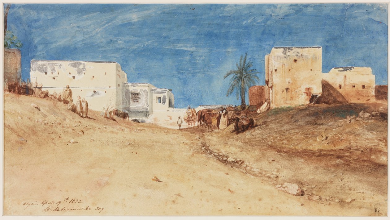 Argel (aguarela sobre papel) de William Wyld
