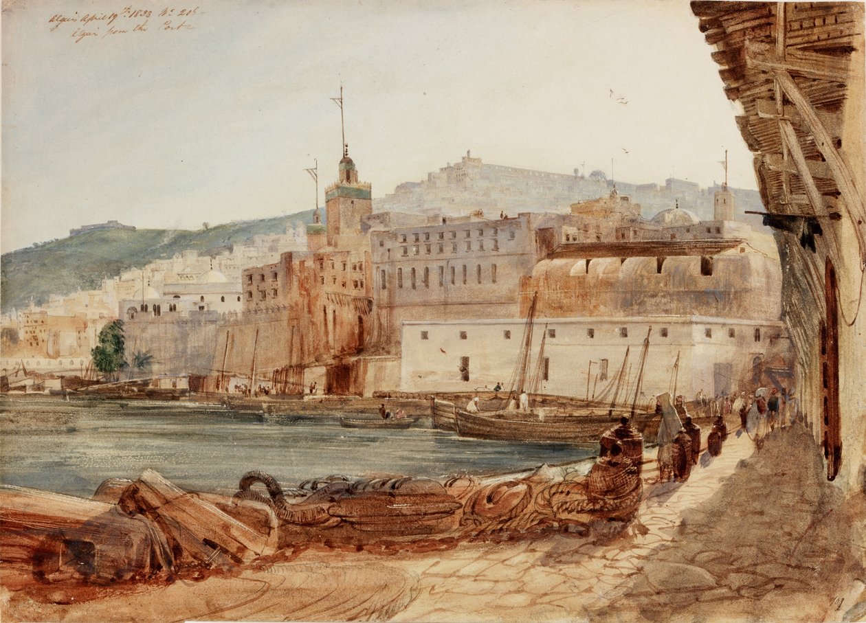 Argel do Porto (lápis e aguarela sobre papel) de William Wyld