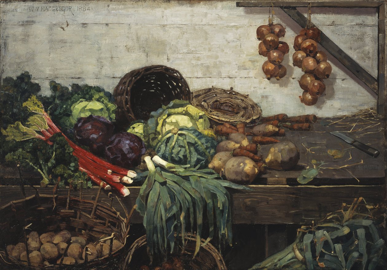 A barraca de vegetais de William York MacGregor