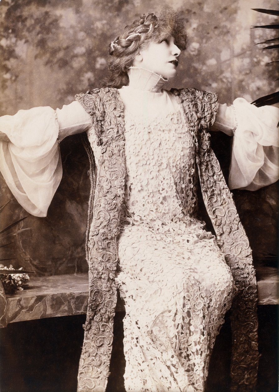 Sarah Bernhardt em Francesca de Rimini de William and Daniel Downey