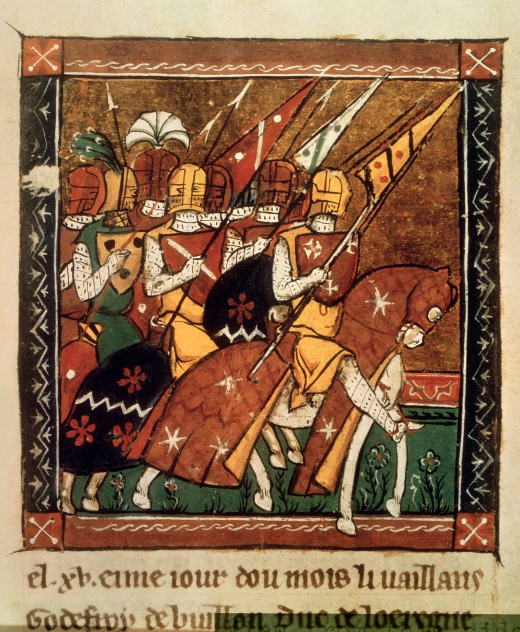 Fr 9084 f.20v: Partida para a Primeira Cruzada de William of Tyre