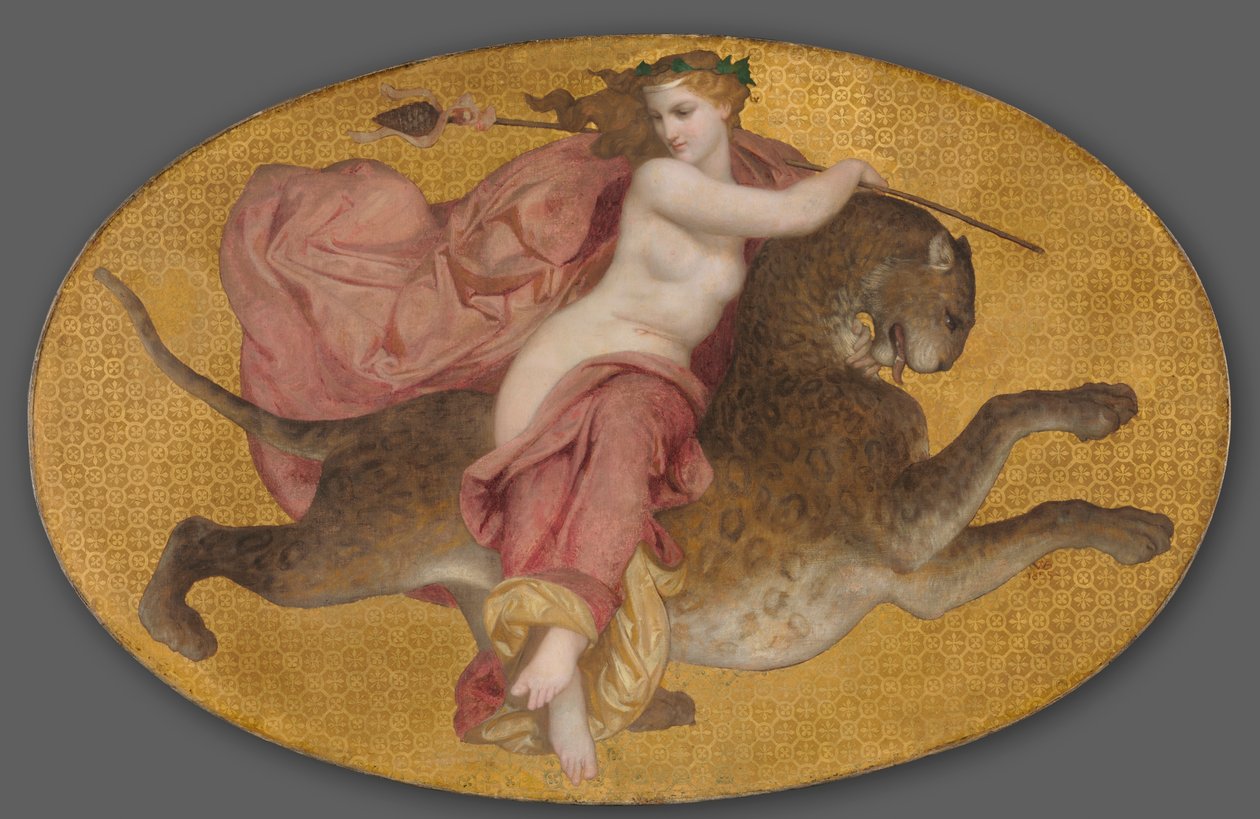 Bacante numa pantera de William Adolphe Bouguereau