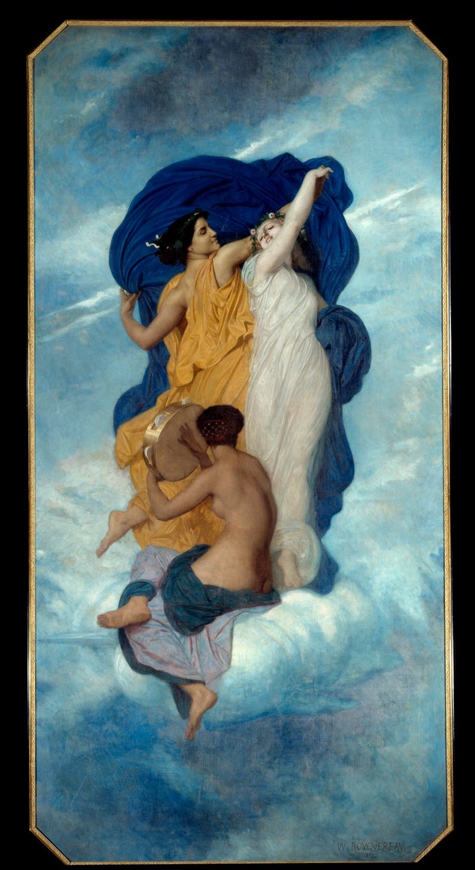 La danse Painting de William Adolphe Bouguereau (1825-1905) 1856 Sun. 3,67x1,8 m Paris, musee d