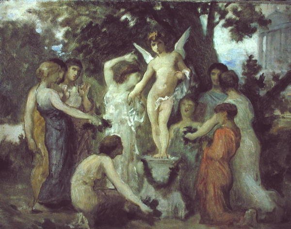 Oferta ao Cupido (óleo sobre tela) de William Adolphe Bouguereau