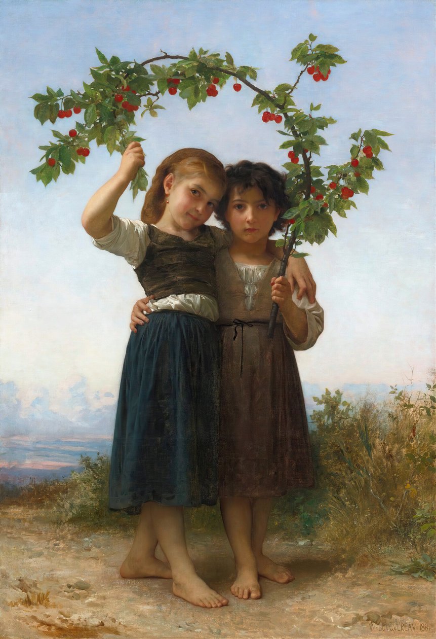 O ramo de cerejeira de William Adolphe Bouguereau