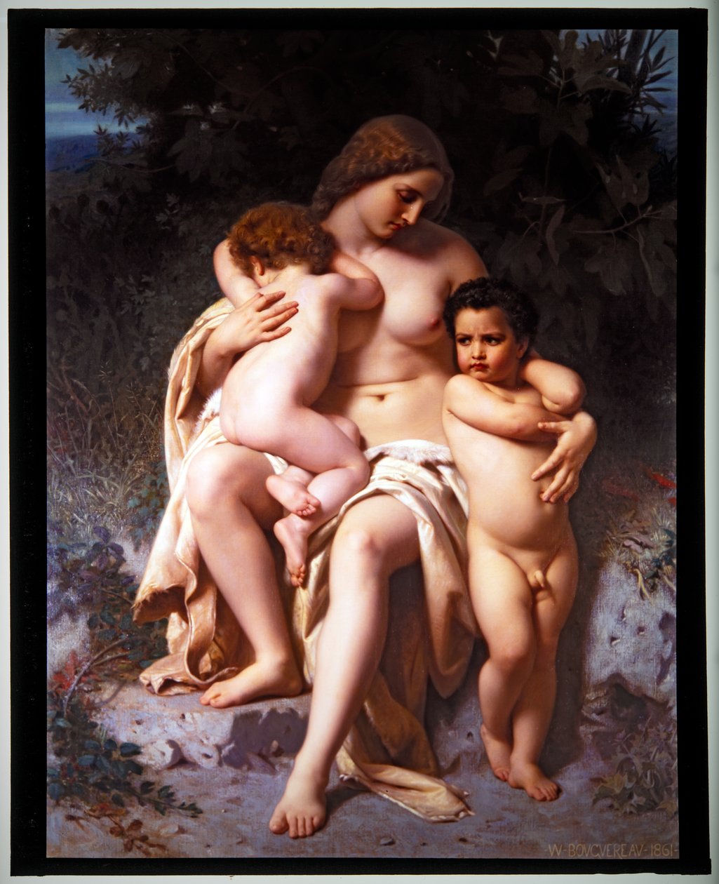 A primeira discórdia de William Adolphe Bouguereau