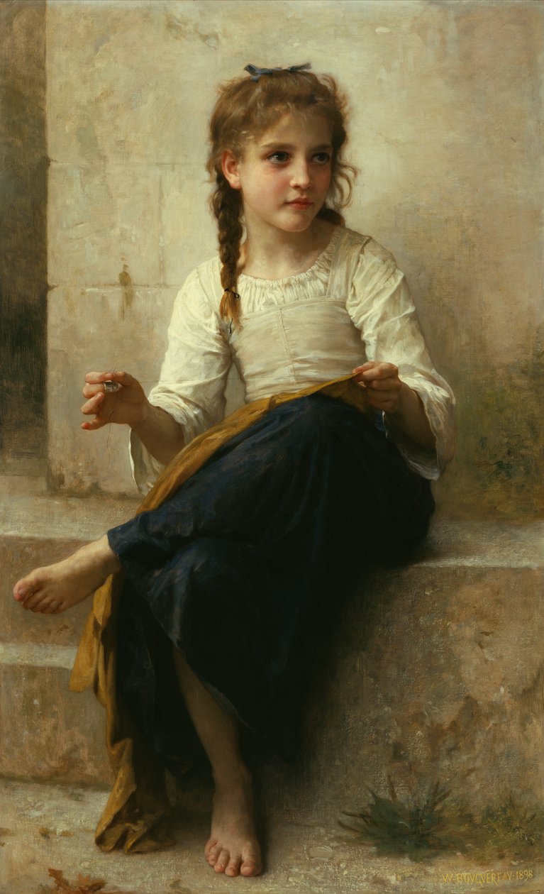 A costureira de William Adolphe Bouguereau