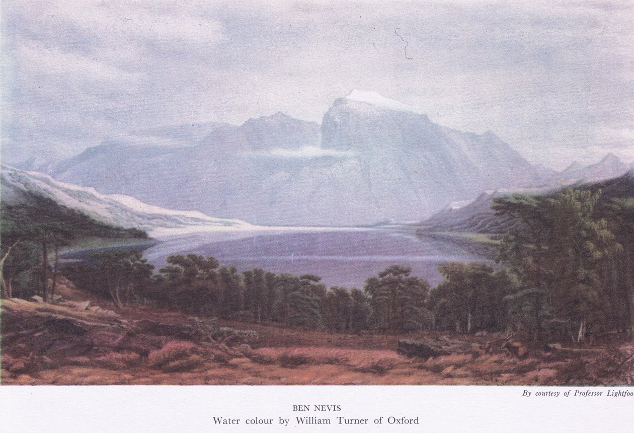 Ben Nevis, da revista British Adventure, publicada pela Collins de Joseph Mallord William Turner