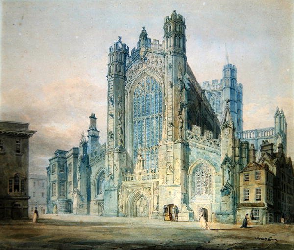 Vista de uma Catedral de Joseph Mallord William Turner