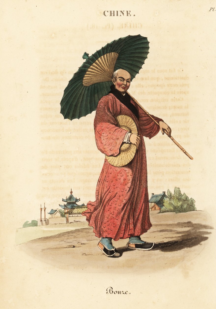 Bonze monge ou Fo padre de William (after) Alexander