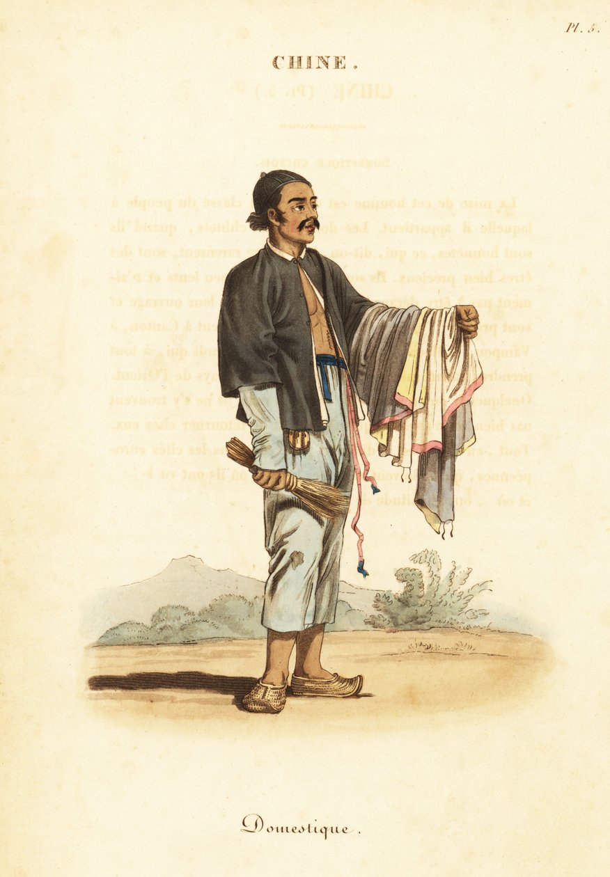 Empregado doméstico chinês de William (after) Alexander