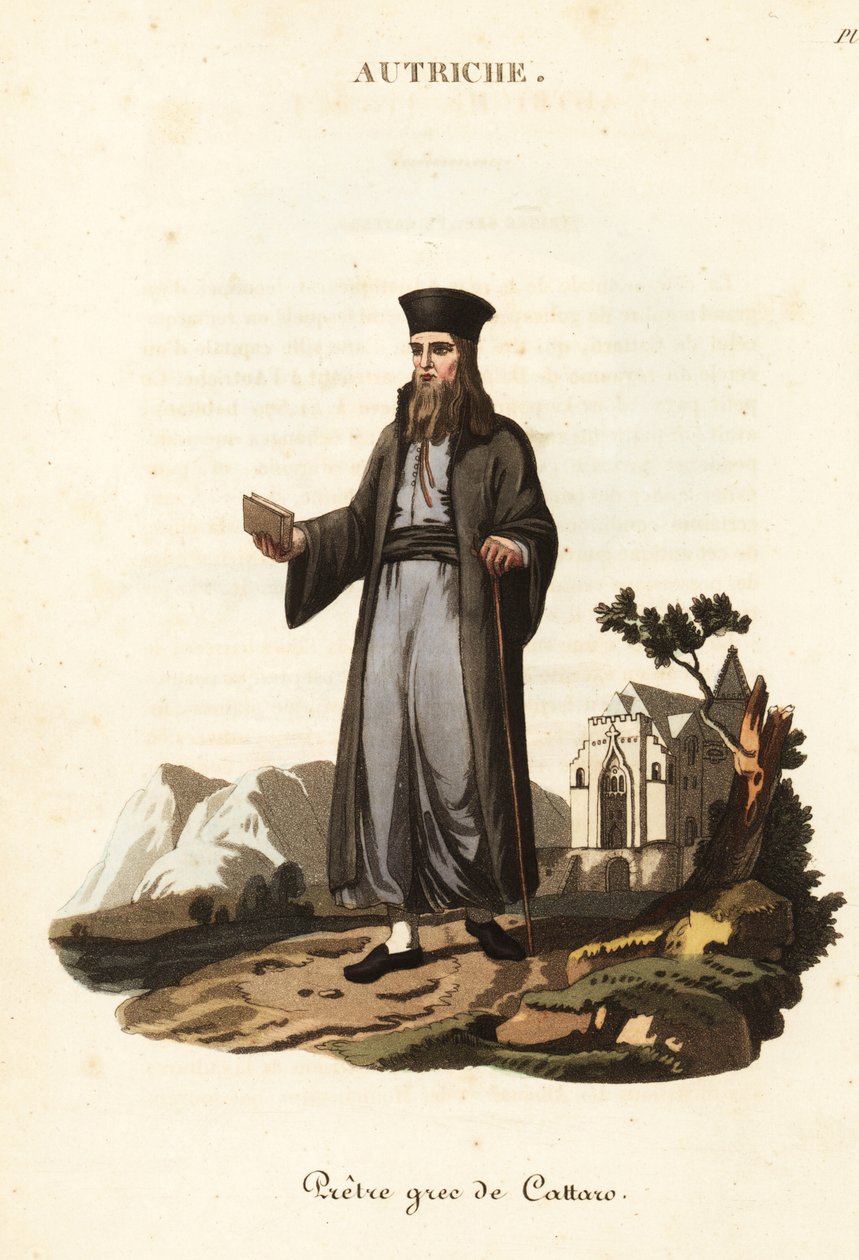 Sacerdote ortodoxo grego de Kotor, Montenegro de William (after) Alexander