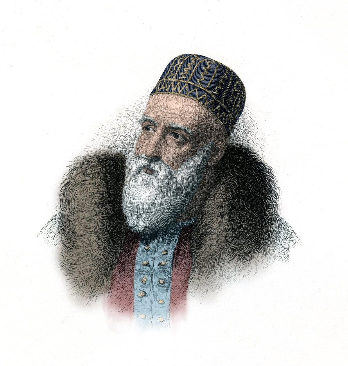 Ali Pacha / Pasha, também conhecido como o "Leão de Yannina de William (after) Finden