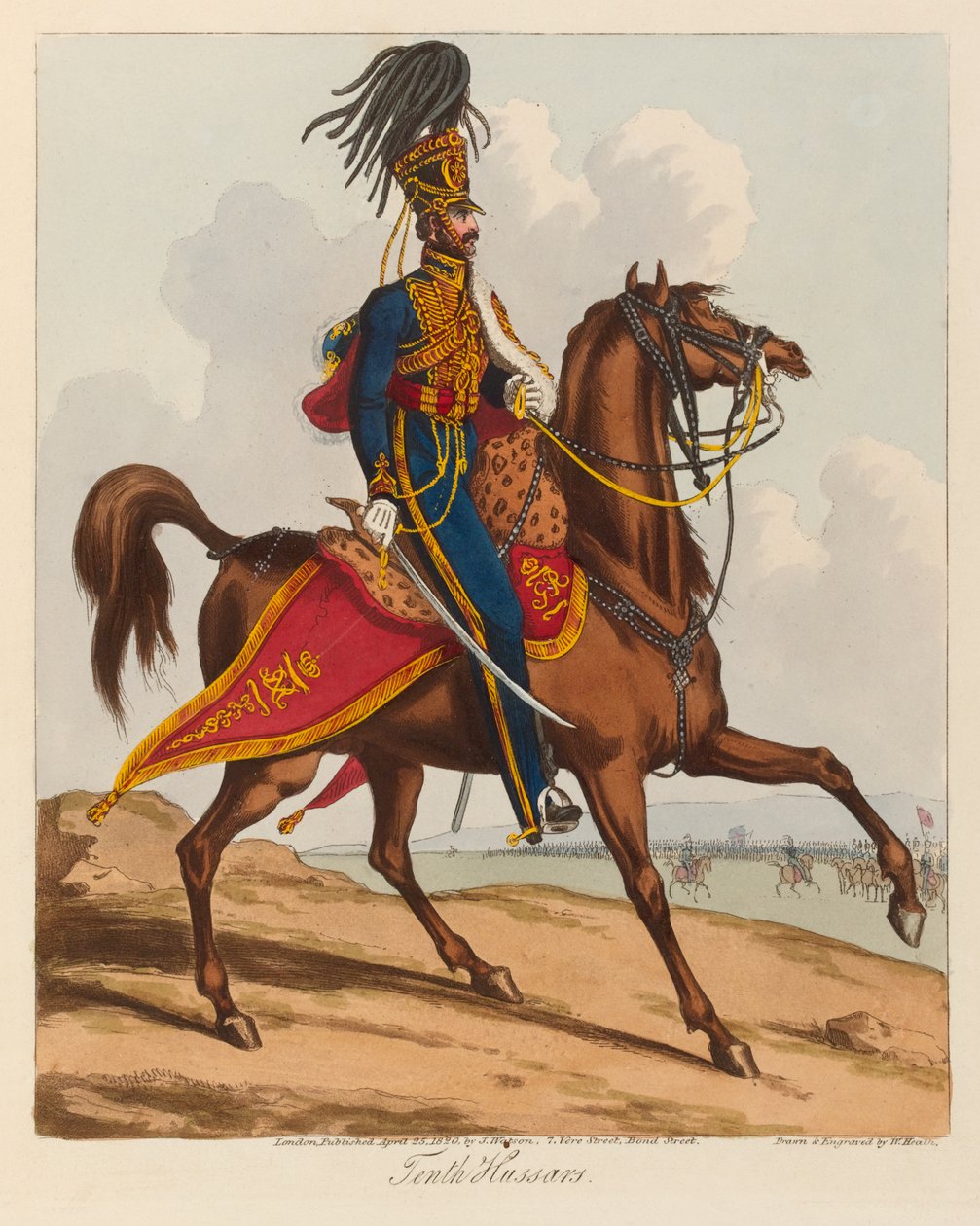 Décimo Hussardos de William (after) Heath