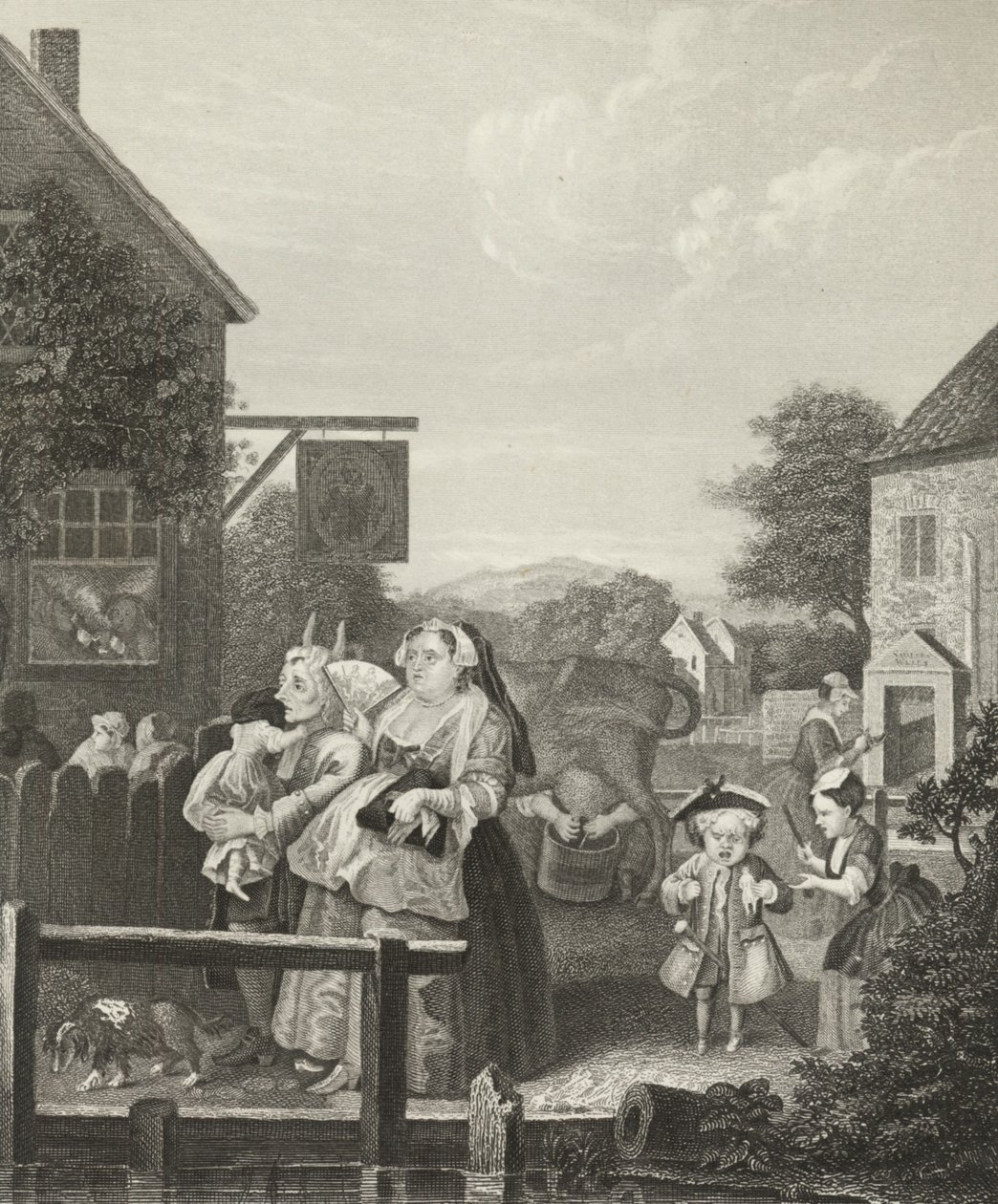 Noite - Londres - de William (after) Hogarth