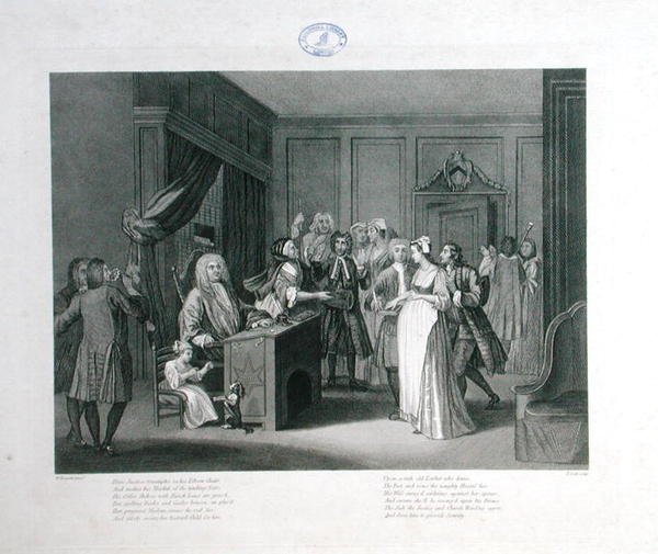 A justiça triunfa, gravada por Thomas Cook (1744-1818) (gravura) de William (after) Hogarth
