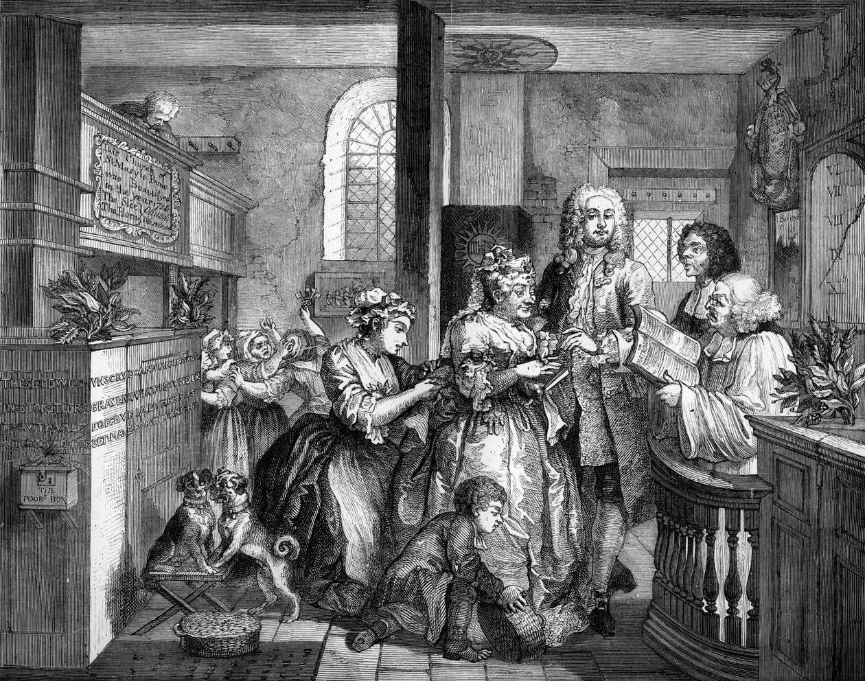 O progresso do Rake de William (after) Hogarth