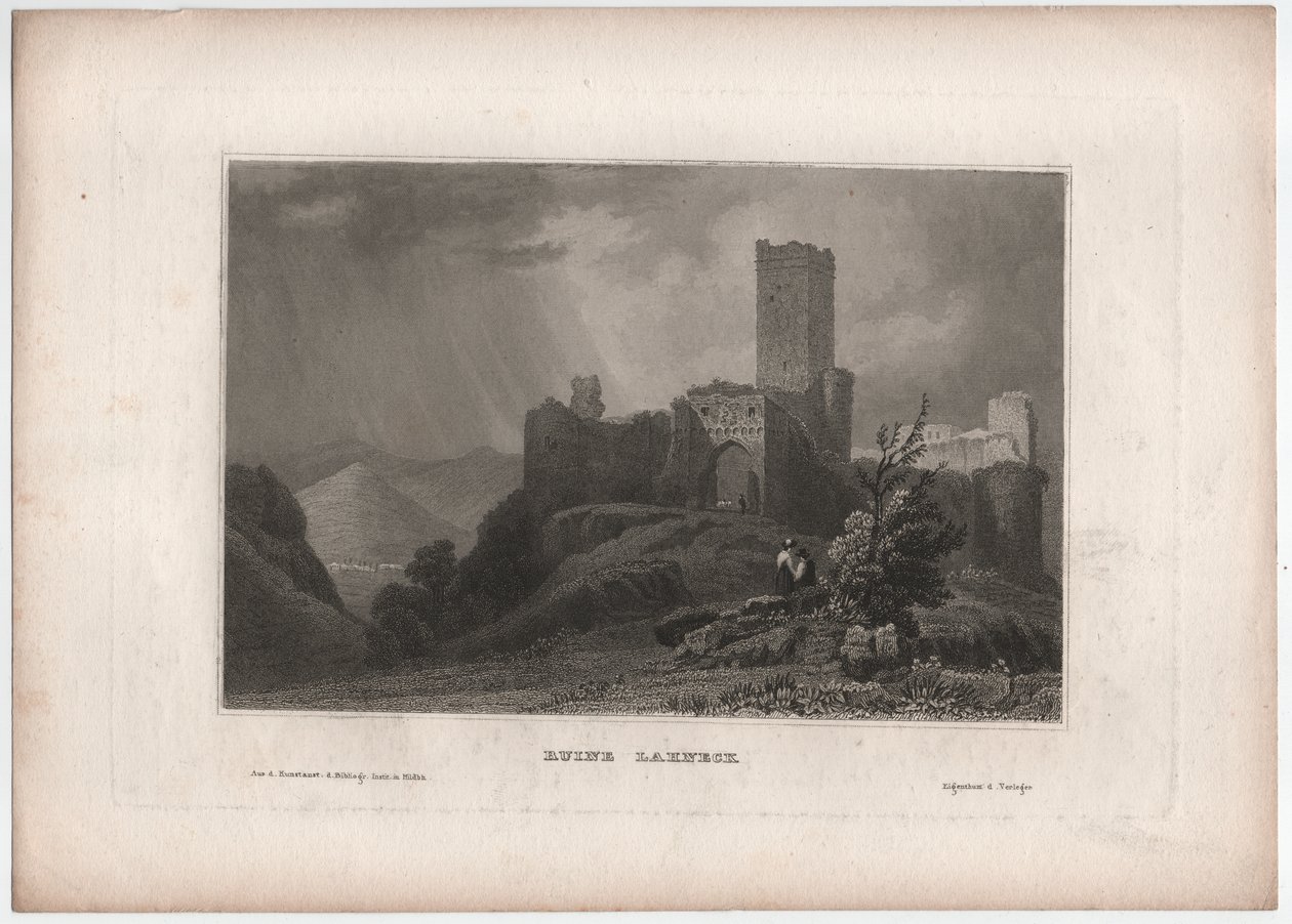 Arruinar Lahneck de William (after) Tombleson