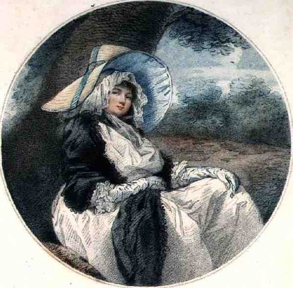 Alinda, gravada pela artista, pub. por Torre & Co. de William (after) Ward