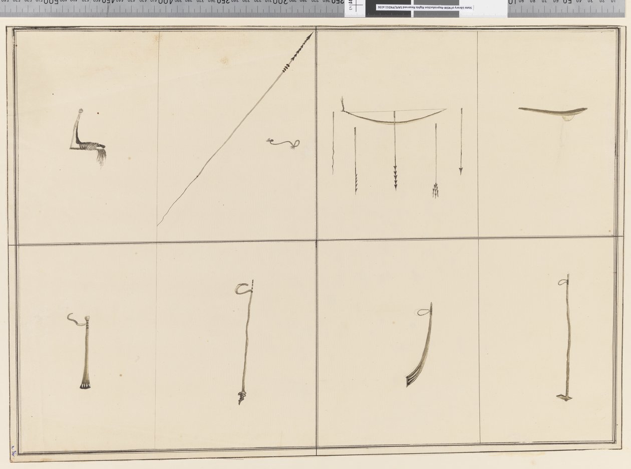 Página 36 Armas nativas. Sem assinatura, sem título e sem data. de William (attr. to) Hodges