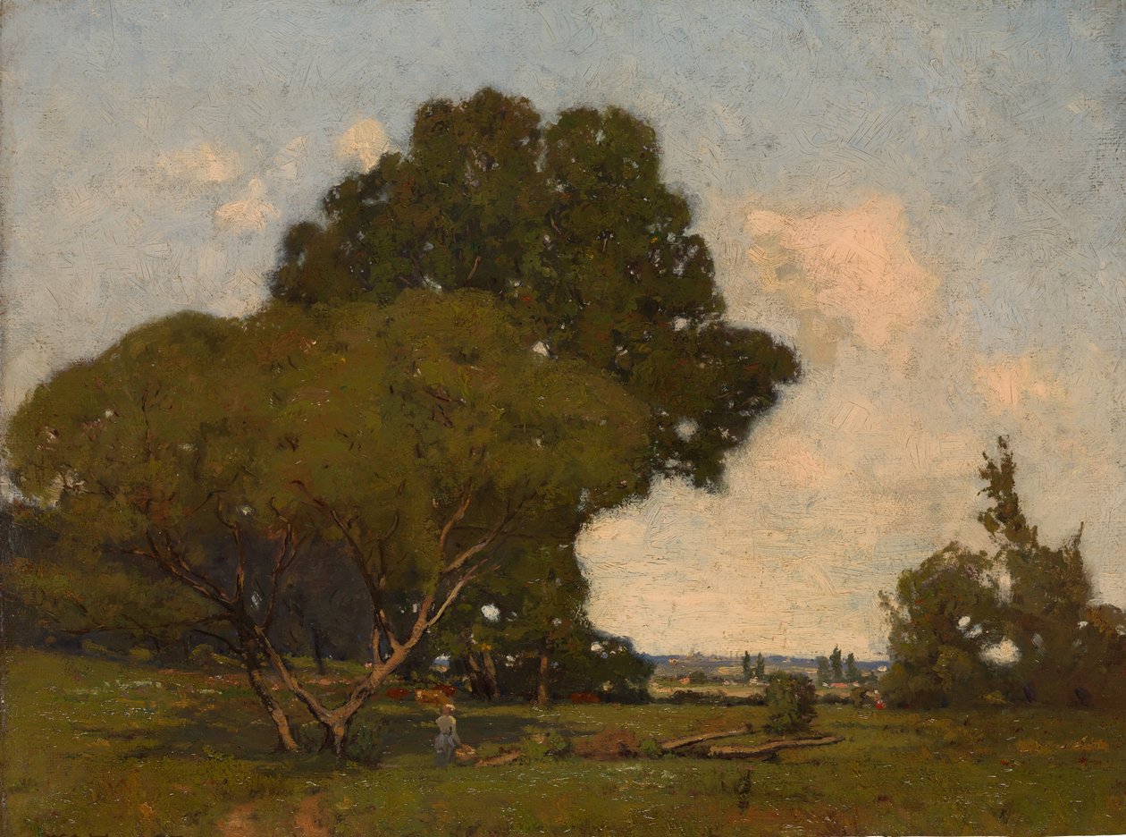 As árvores, início da tarde, França, ca. 1905 de William A. Harper
