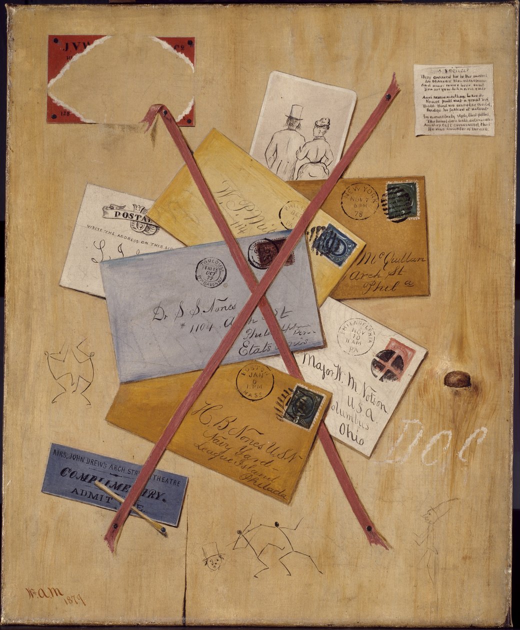 Rack papel de parede para celular para Dr. Nones, 1879 de William A. Mitchell