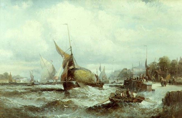 Um mar revolto de William A. Thornley or Thornbery