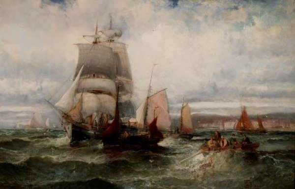 Ao largo da Costa Sul de William A. Thornley or Thornbery