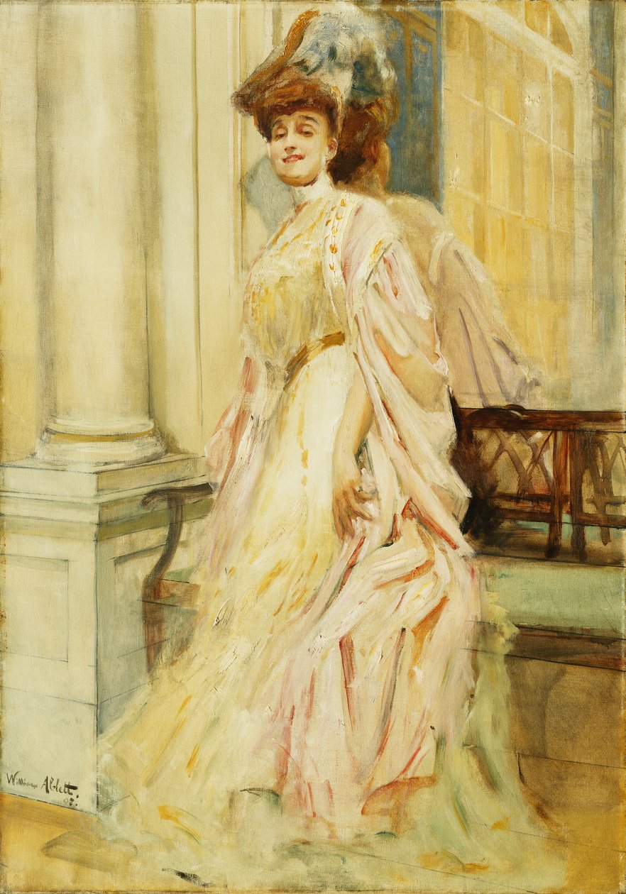 Uma senhora elegante de William Ablett