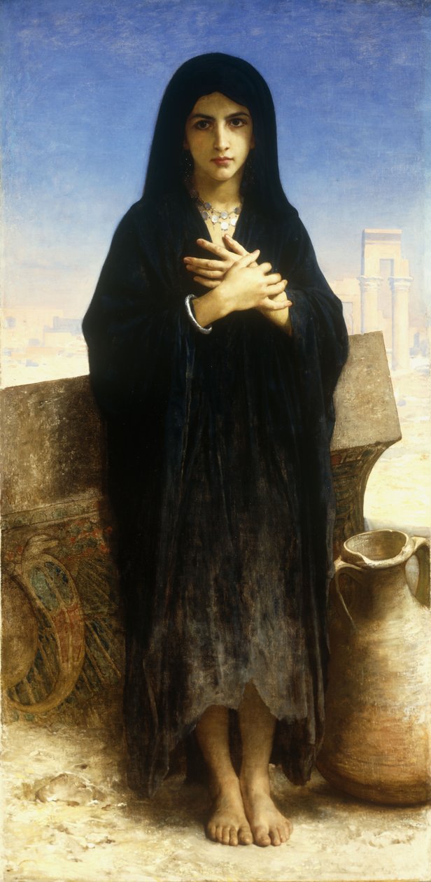 Uma jovem garota de Fellah, 1876 de William Adolphe Bouguereau