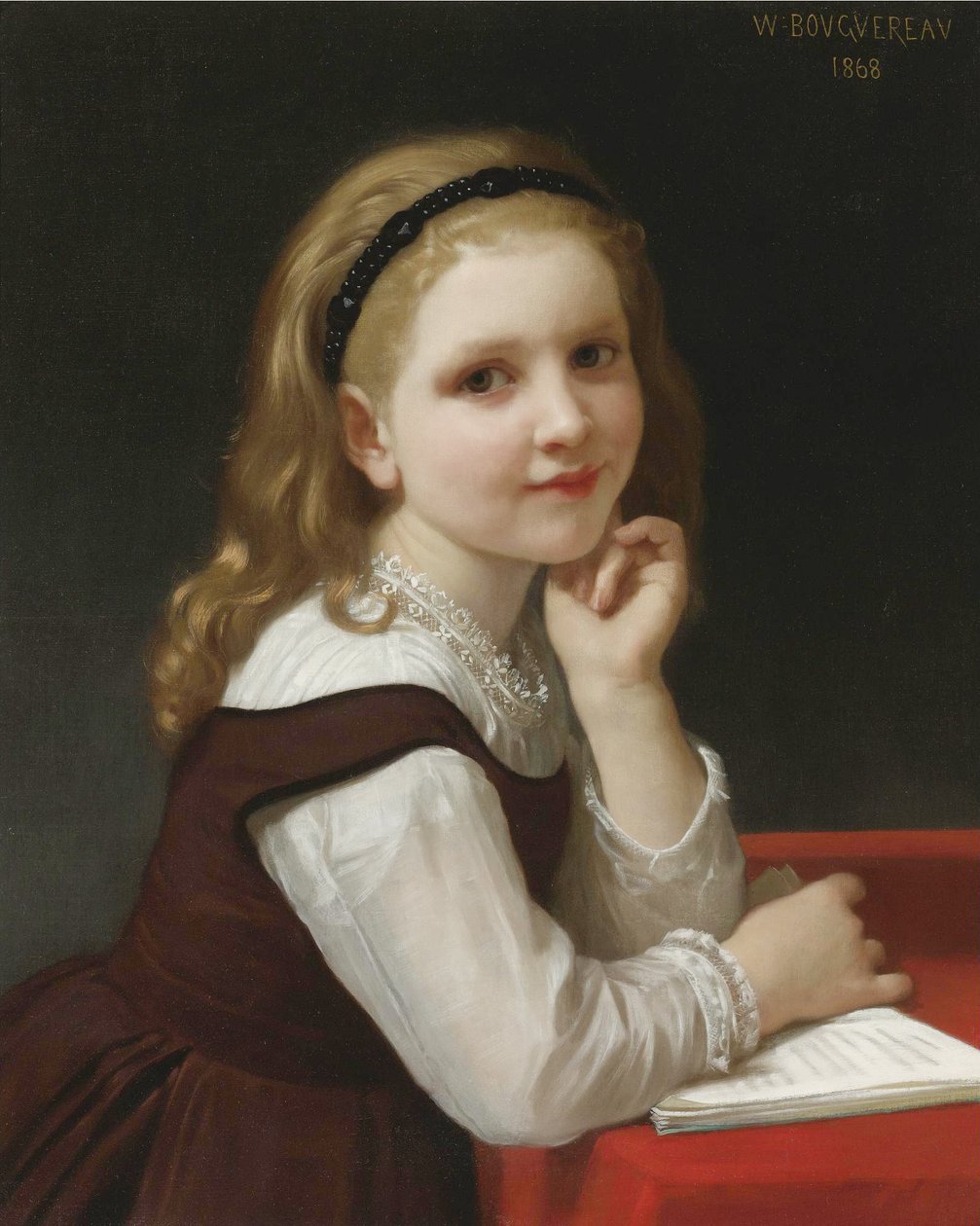 Distração de William Adolphe Bouguereau