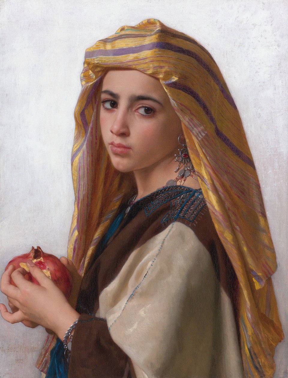 Rapariga com uma romã de William Adolphe Bouguereau