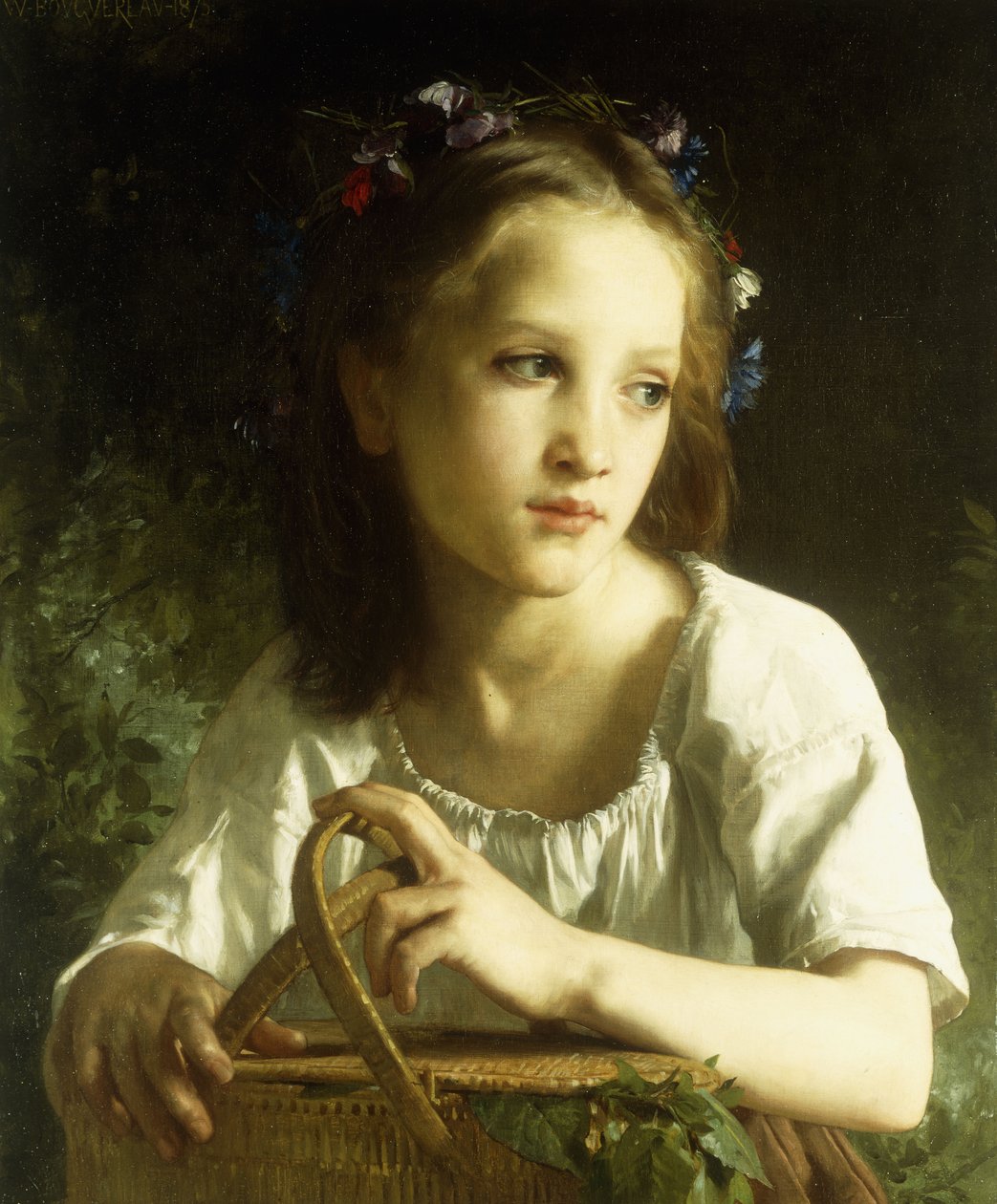 La Petite Ophelie, 1875 de William Adolphe Bouguereau