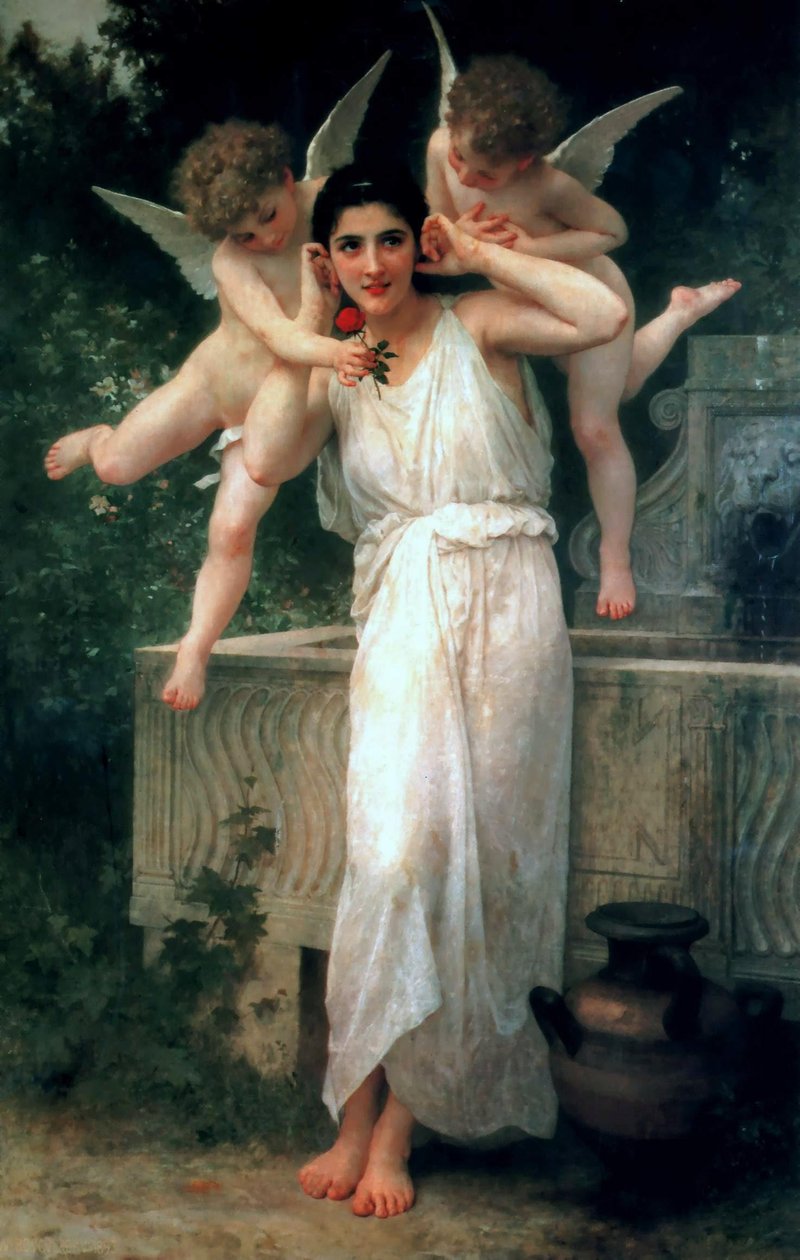 Despertar o coração de William Adolphe Bouguereau