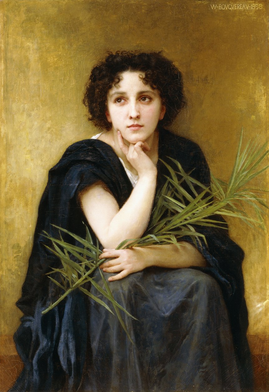 Reflexão, 1898 de William Adolphe Bouguereau