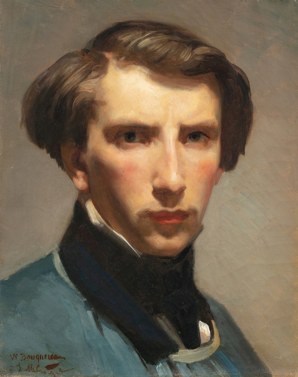 Autorretrato, 1853. de William Adolphe Bouguereau