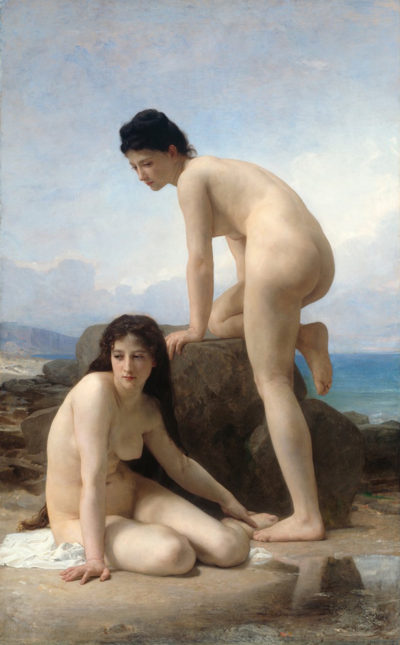 The Bathers, 1884. de William Adolphe Bouguereau