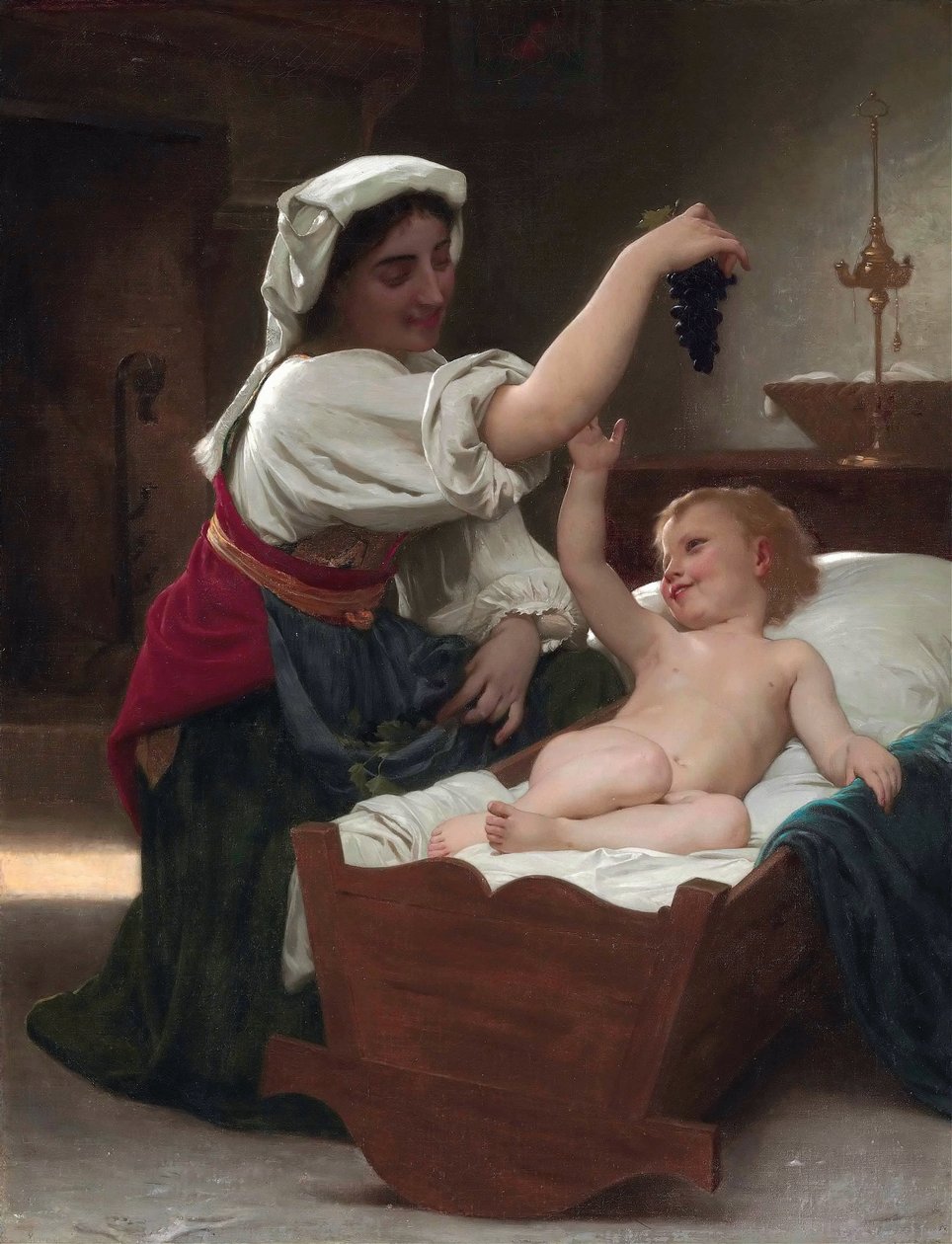 O cacho de uvas de William Adolphe Bouguereau