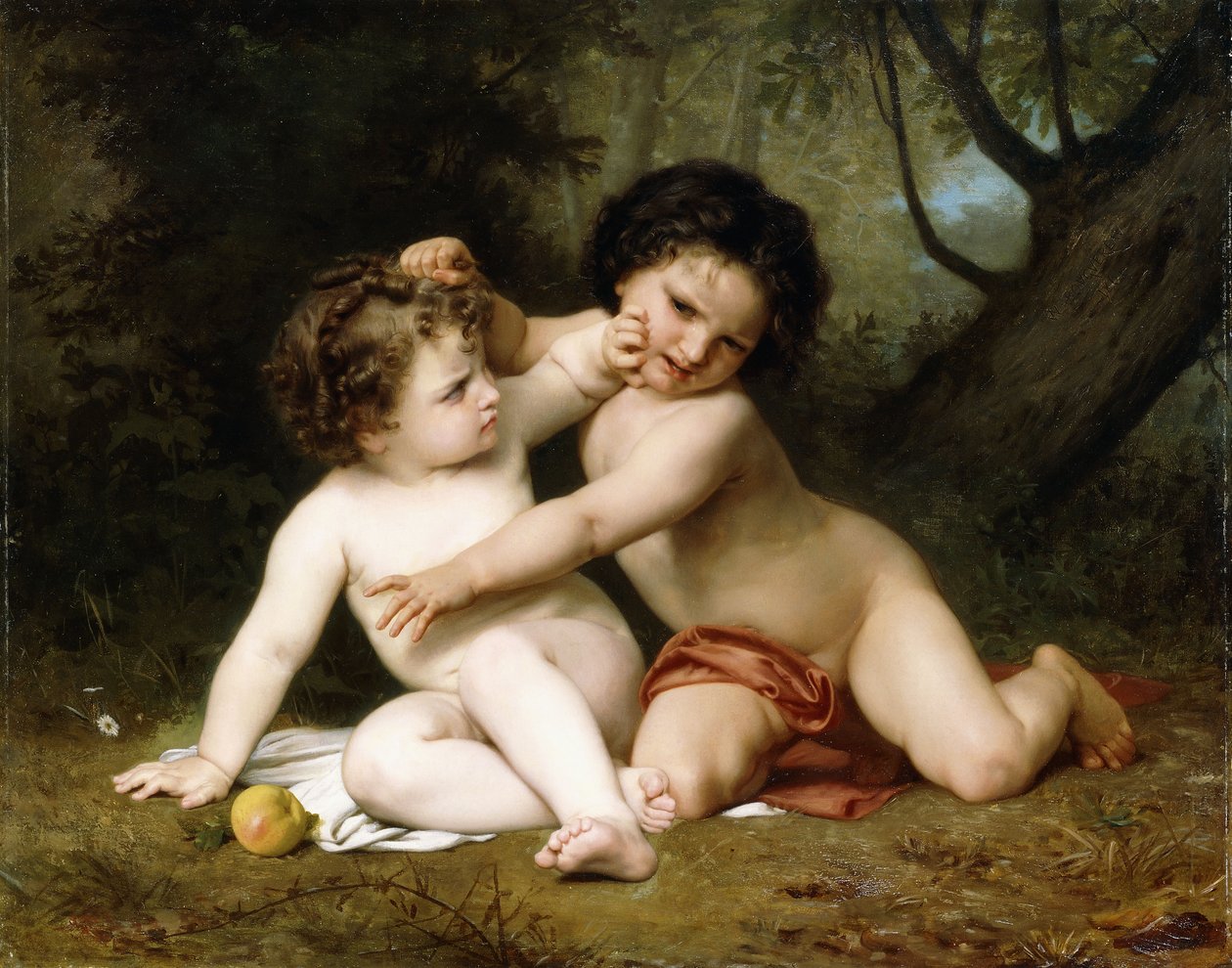 A luta, 1864 de William Adolphe Bouguereau