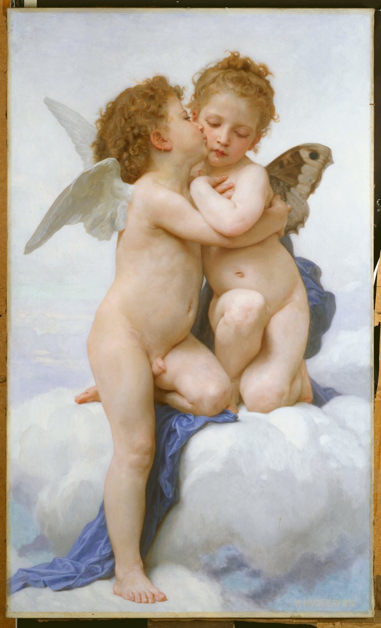 O primeiro beijo de William Adolphe Bouguereau